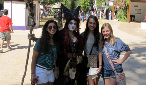 Students Travel to the Past at Renaissance Festival