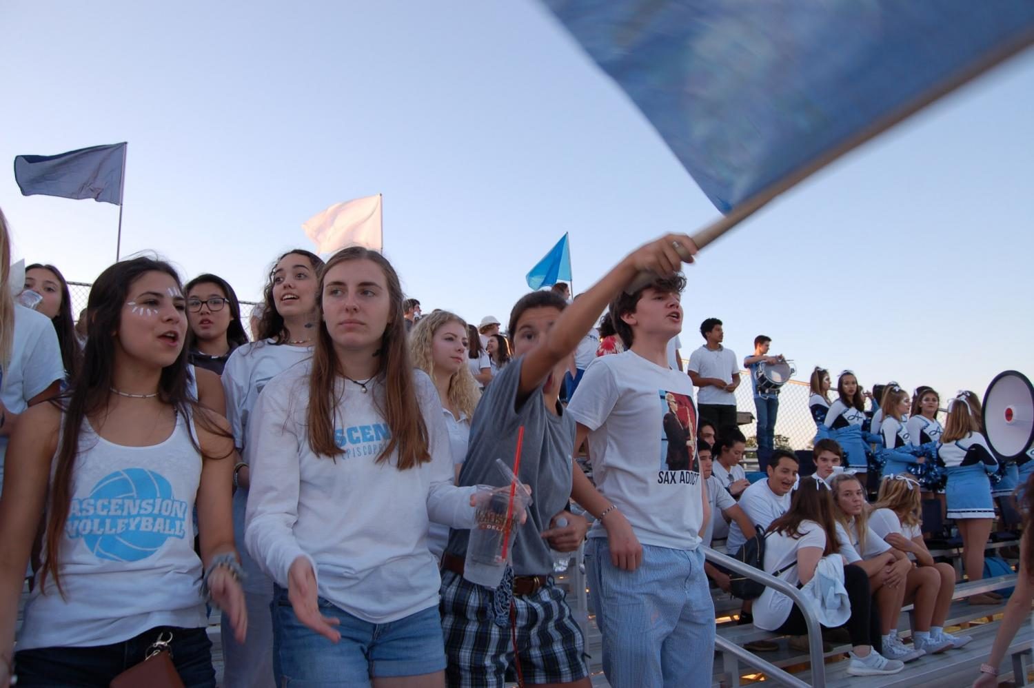 Blue Gator Nations First Whiteout Game and Pep Rally