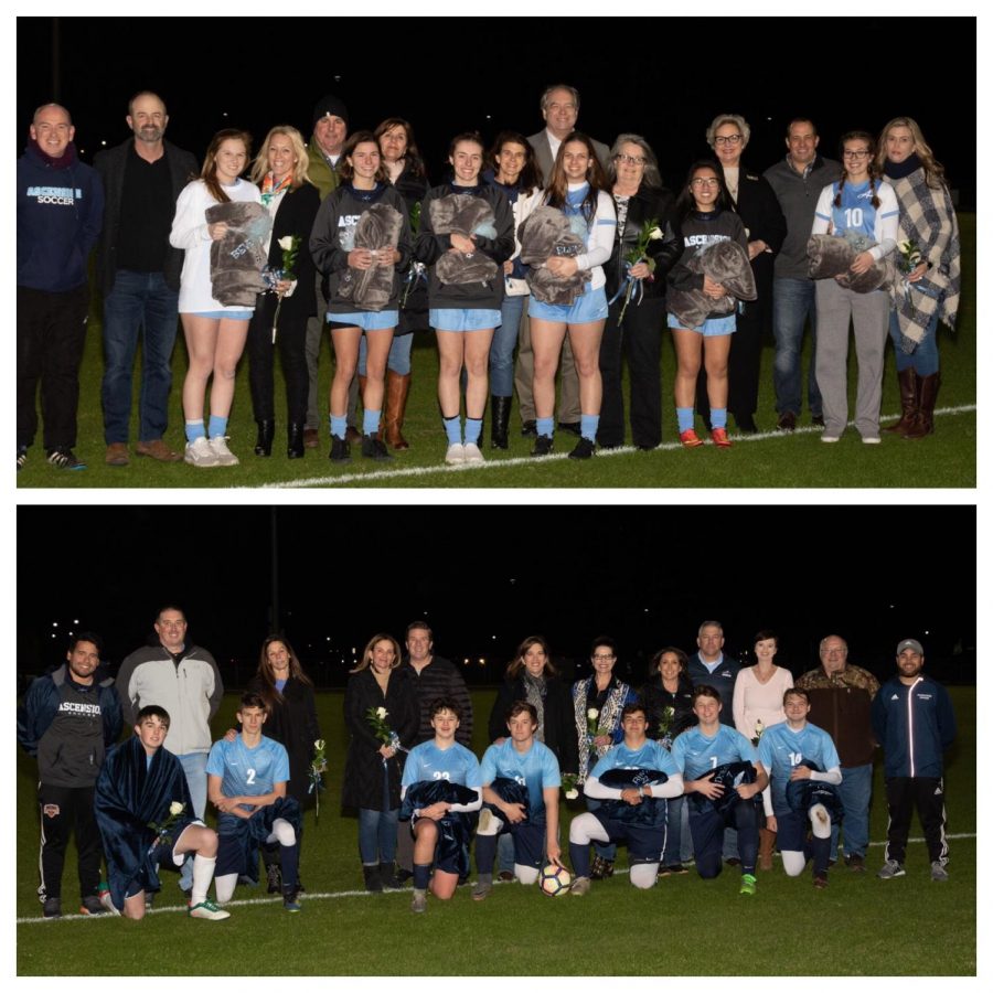 Senior Night for Girls and Boys Soccer