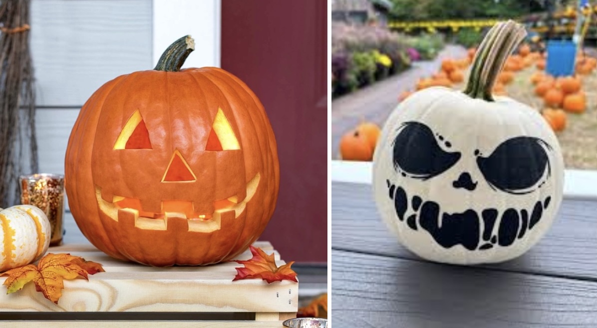 Pumpkin Carving vs Painting